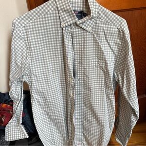 Vineyard Vines Gray Checkered Button Down Shirt